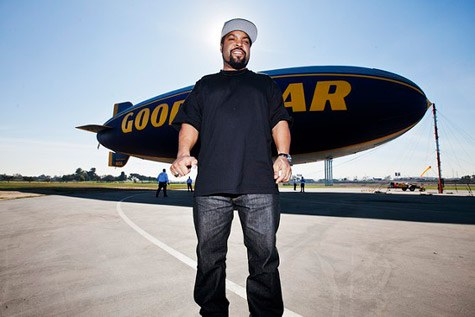 Ice Cube Gets His Name On Goodyear Blimp [VIDEO]