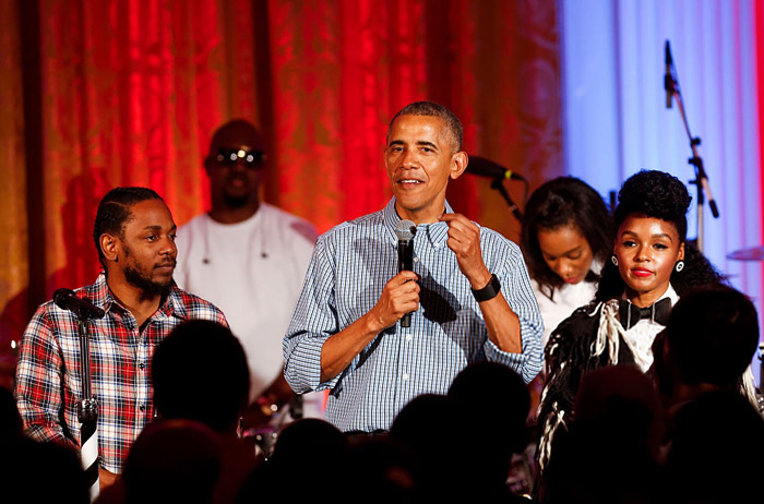 Kendrick Lamar and  Janelle Monáe Perform at the White House [VIDEO]