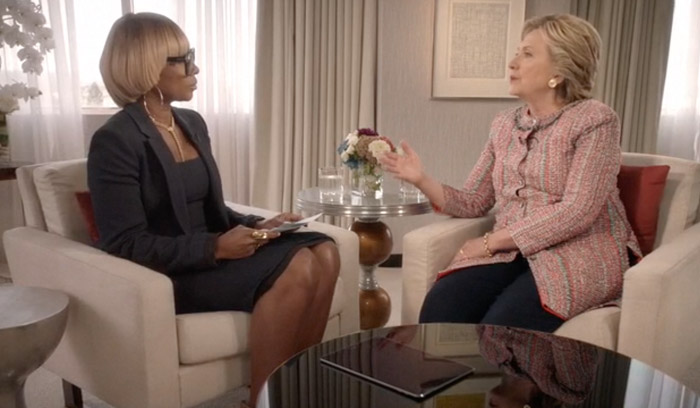 Mary J. Blige Interviews Hillary Clinton About Raace, Police Brutality & More [VIDEO]