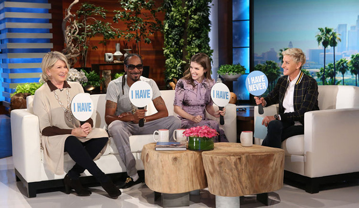 Martha Stewart and Snoop Dogg Play “Never Have I Ever” on “Ellen” [VIDEO]
