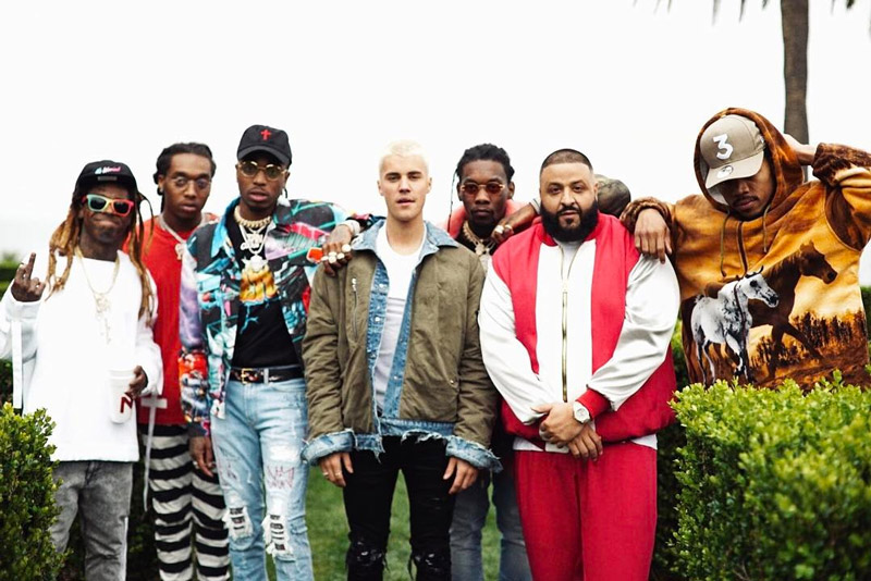 Photos: DJ Khaled Shoots a Video With Justin Bieber, Chance the Rapper, Migos and Lil Wayne