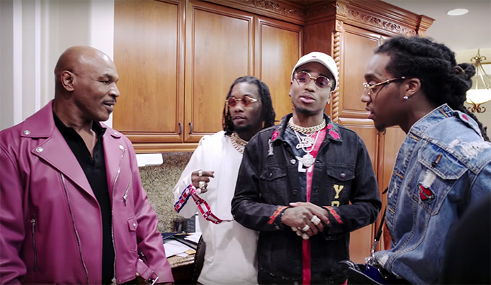 Mike Tyson Gives a Tour of His Mansion to The Migos [VIDEO]