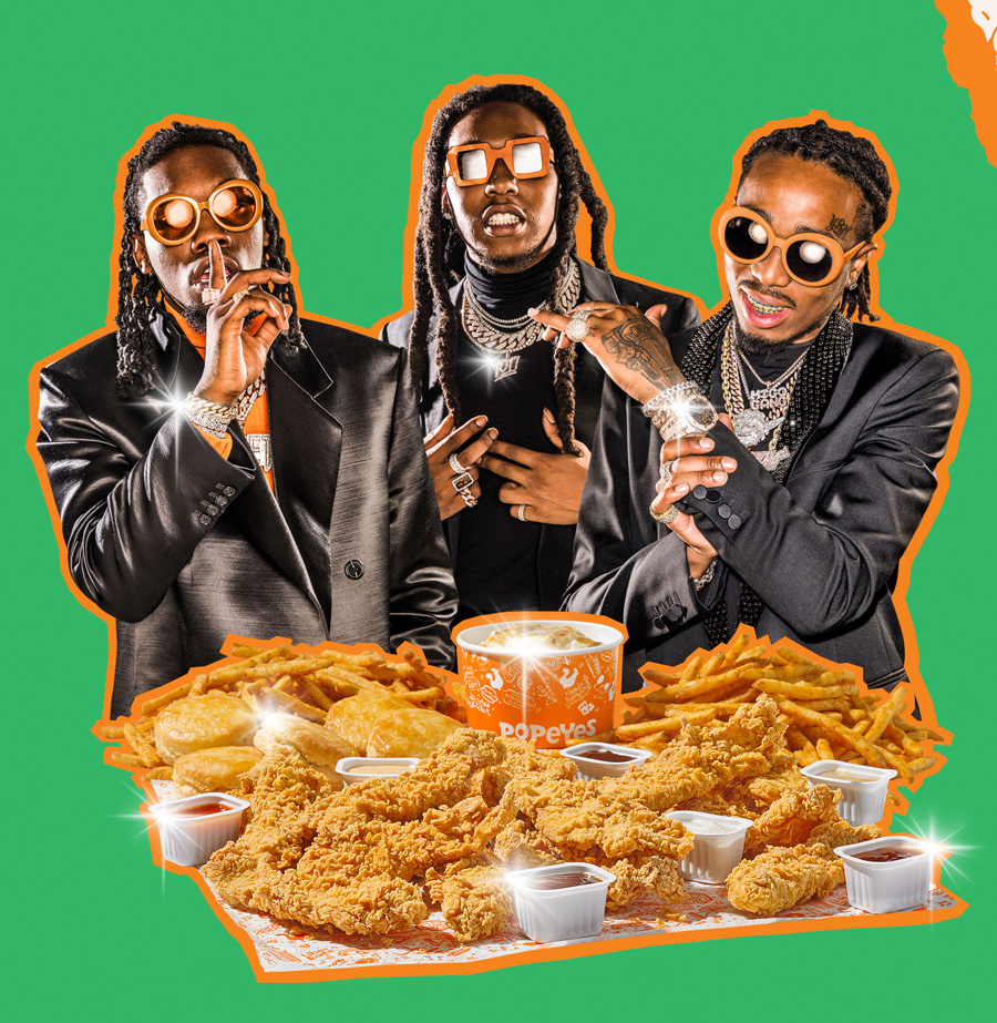 The Migos Scored a Deal With Popeyes and UberEats [VIDEO]